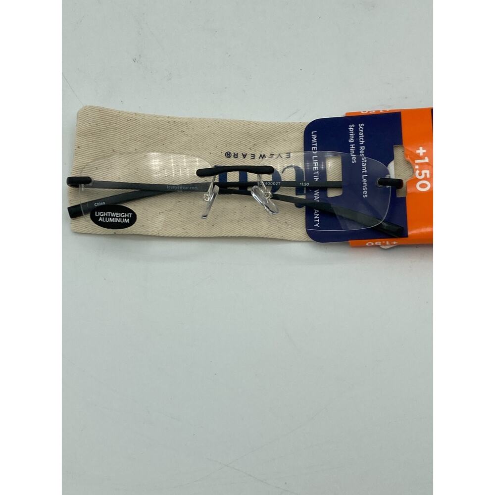 ICU Eyewear Stanford Reading Glasses Readers with Case 1.50